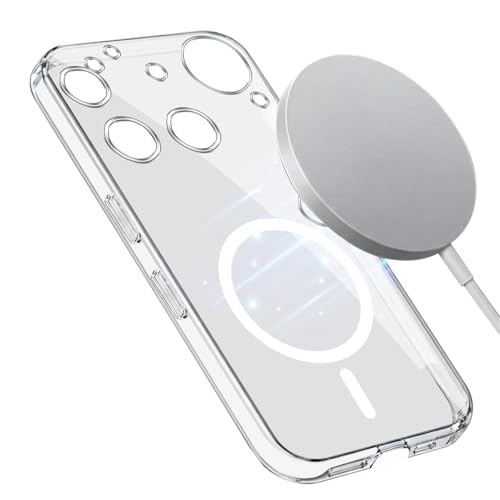 Image of Jkobi Lifetime Anti-Yellow MagSafe Compatible Clear Back Case Cover for Nothing Phone 3 (Sleek Hard Crystal | Shockproof and Camera Protection)