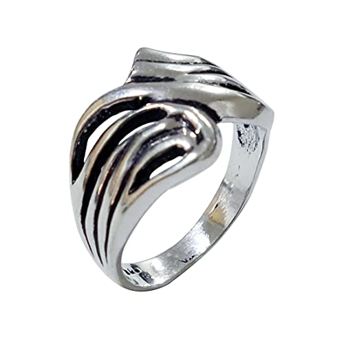 Bague en argent sterling 925 bagues de createurs faites main unisexes - 2