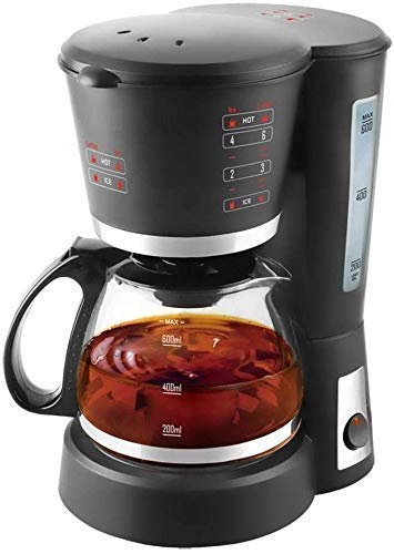 Cafetera automática de goteo con capacidad 600 mL y 5 tazas