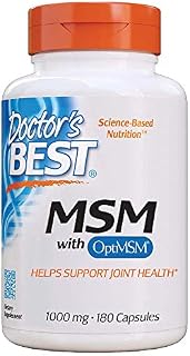 Doctor's Best MSM with OptiMSM, Joint Support, Immune System, Antioxidant and Protein-Building Role