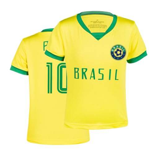 Image of Cnins Kids Soccer Jersey Kit for Boys & Girls- Breathable & Quick-Dry - Youth Soccer Football Training Gifts (2T-14Y)
