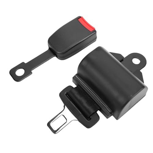 Goshyda Ceinture de sécurité Rétractable pour Chariot élévateur de 43,3 Pouces, Ceinture de sécurité Universelle Réglable à 2 Points, pour Chariot,...