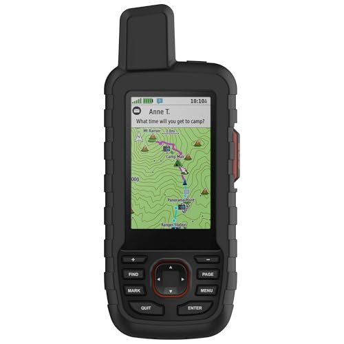 Funda protectora para Garmin GPSMAP 62/62S/62SC/621SC/631SC/63/63SC/63SCX/54/54S/54SC/54ST/65/629SC, de silicona suave, resistente a los arañazos, cobertura completa, protector de parachoques (negro)