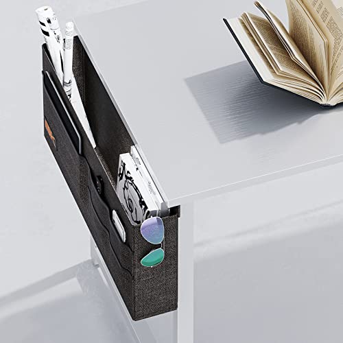 ODK Kleiner Schreibtisch, 100×48cm Computertisch Bürotisch für Arbeitszimmer, Schlafzimmer, Wohnzimmer,Büro, Schreibtisch Klein Modern Holz PC Tisch Officetisch für Home, Office, Weiß