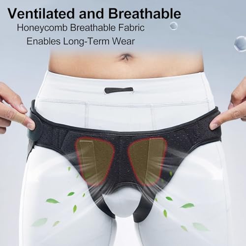 Faja Hernia para Hombres y Mujeres Ajustable con Almohadillas miniatura 5