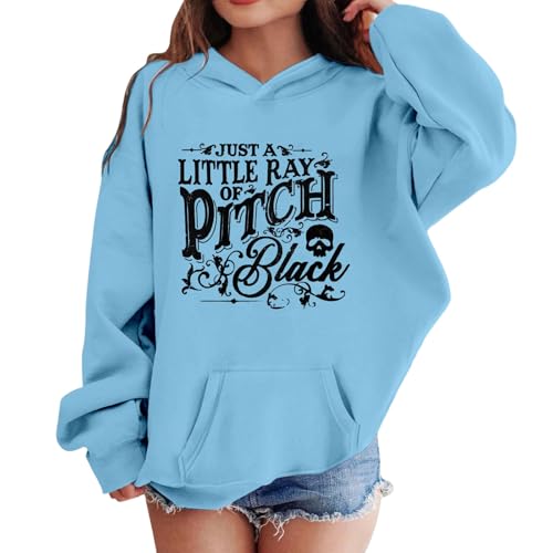 Sweat à capuche d'Halloween pour fille - Pull chaud imprimé automne - 3
