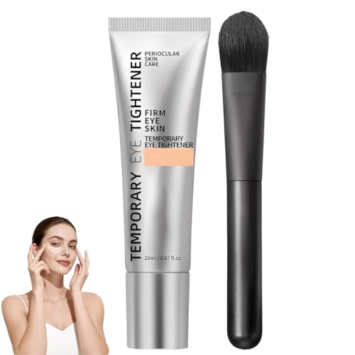 IWIDYA Perfection Eye Tightener, bolsas y ojeras,crema reafirmante instantánea debajo de los ojos con cepillo hidratante suave, reduce las líneas finas y las bolsas,1 pcs