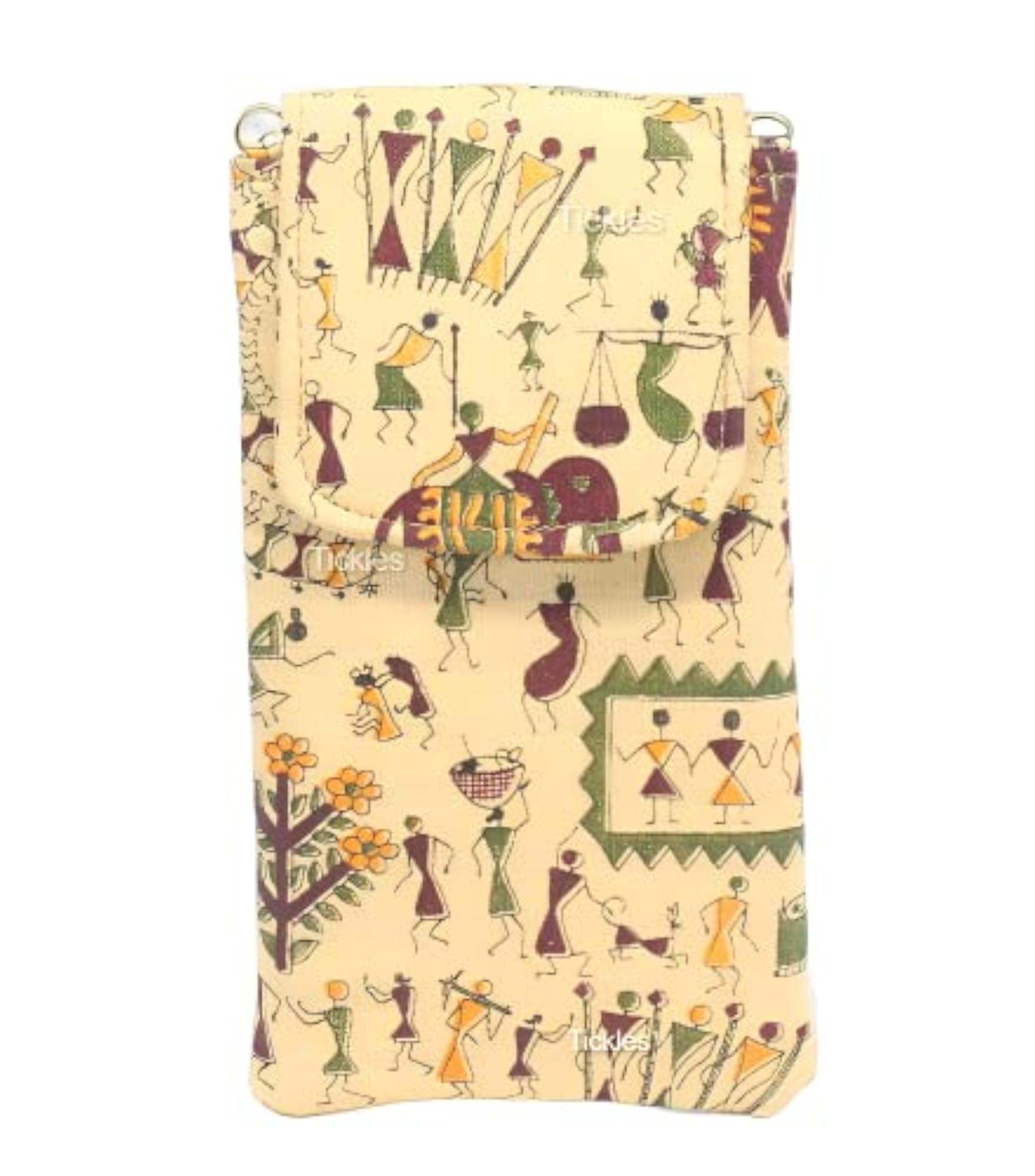 Printed Mobile Pouch with Waist Clip and Sling