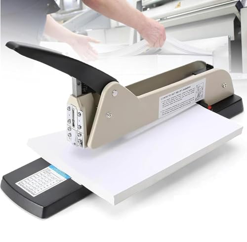 Heavy Duty Long Reach Hefter, 250mm Langer Arm mit Einstellbarer Papierführung, 210 Blatt Kapazität für Broschüren & Bürodokumente