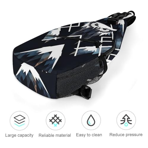 Mochila Pecho tipo Sling para Hiking y Uso Diario miniatura 5