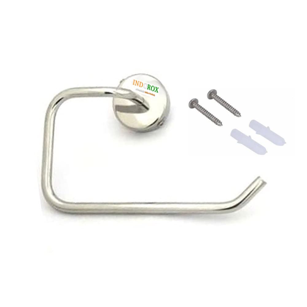 PMO India Designer Towel Ring Plus⊕ Tissue Napkin Roll Holder & Stand Pure Stainless Steel Unseen Screws (B0B5PJ5JRT) Amazon Price History, Amazon Price Tracker