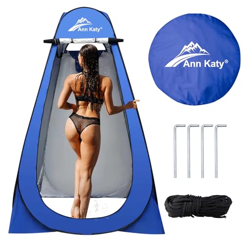 Pop up Privacy Shower Tents for Camping,Portable Dressing Changing Tent,Foldable Outdoor Shower Room,Instant Camp Toilet Tent,Sunshade Rain Shelter for Camping,Hiking,Beach,Dressing,Rv Accessories