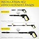 Hierbla 2175 PSI Trigger Gun Kit,Kompatibel mit Karcher Hochdruckreiniger Fit für K2-K7 Schlauch Schnellkupplungssystem mit Einstellbarer Sprühkopfdüse