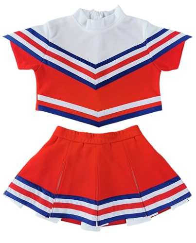 Total 2550 Little Girls' Kids Children Dress Cheerleader Costume Uniform Cheerleading Outfit Halloween