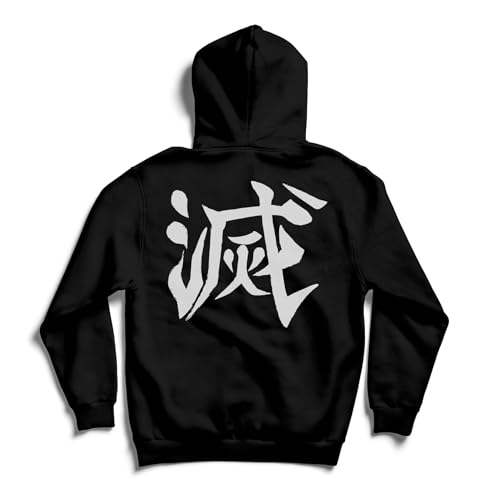 Thread Lightly Destroy Kanji - Front and Back Hoodie Pullover Sweatshirt