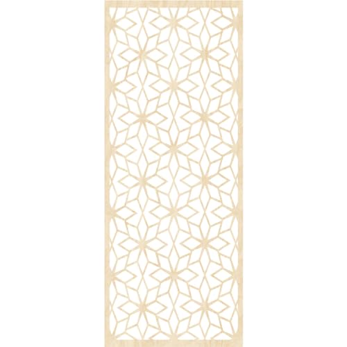 Image of Lake Decorative Pierced Fretwork Wood Wall Panels, 11 3 /8 inchW x 29 3 /8 inchH x 1 /4 inchT, Birch