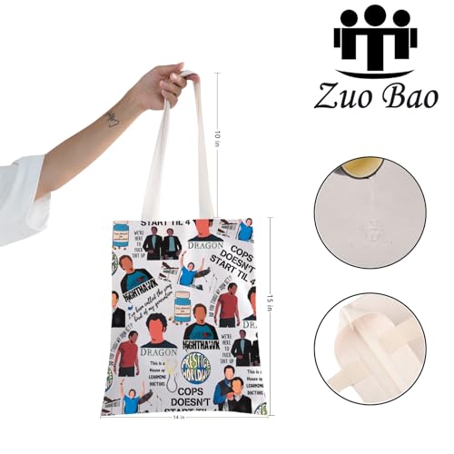 Zuo Bao Brothers Inspired Tote Bag Comedy Movie Merchandise Did You Touch My Drum Set Shopping Bag for Fans2