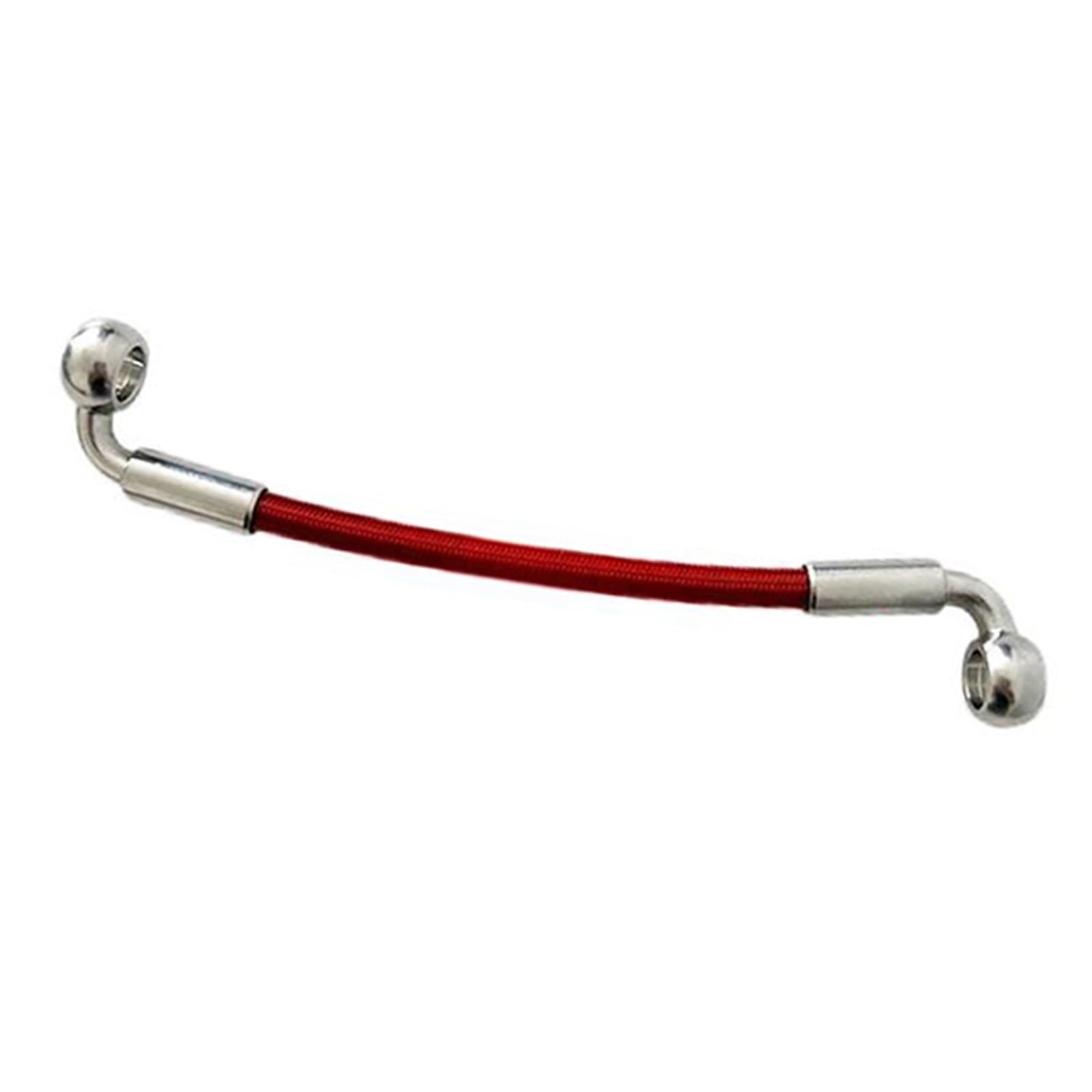 Cable hidráulico flexible AN3 M10 con terminales de 90 grados para motos 8