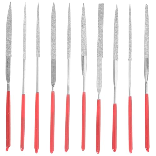 Balacoo Mini Diamond File Set Precision Jeweler Tools for Metal Glass Wood Diamond Deb Nail Files Kit