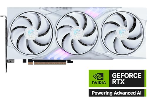 Gaming RTX 5060 Ti 8G Gaming Trio OC - Scheda grafica bianca (8 GB GDDR7,128 bit, prestazioni estreme: 2662 MHz, DisplayPort x3 2.1a, HDMI 2.1b, architettura NVIDIA Blackwell - Scheda video - Immagine 1