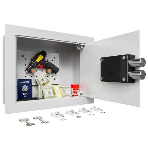 KornerBatl White Small Hidden In Wall Safe Between The 16 Inch Studs by KornerBatl - Used condition - US$66.49