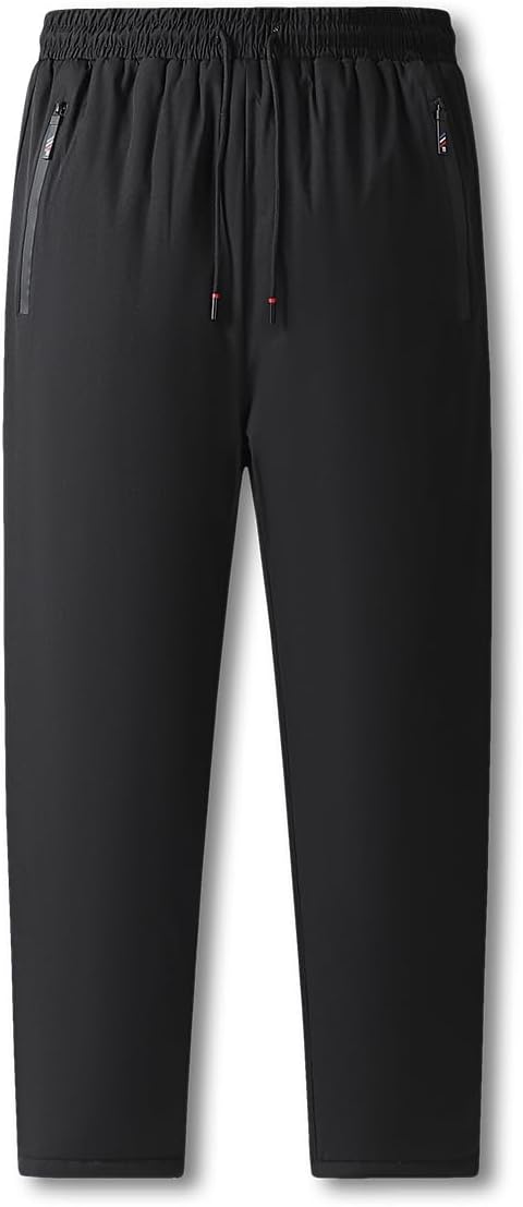 Mens Winter Pants Sherpa Lined Sweatpants Fleece Warm Jogger for Sport, Outdoor, Snow Cleaning, Cold Weather - Image 7