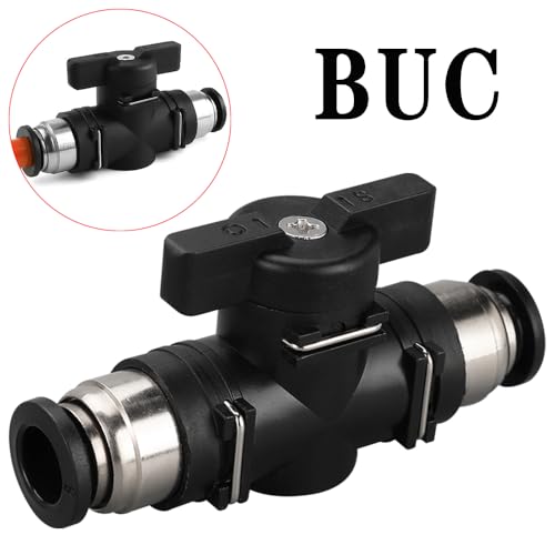Vanne manuelle pneumatique BUC pour isoler vos circuits d'air comprimé 8mm