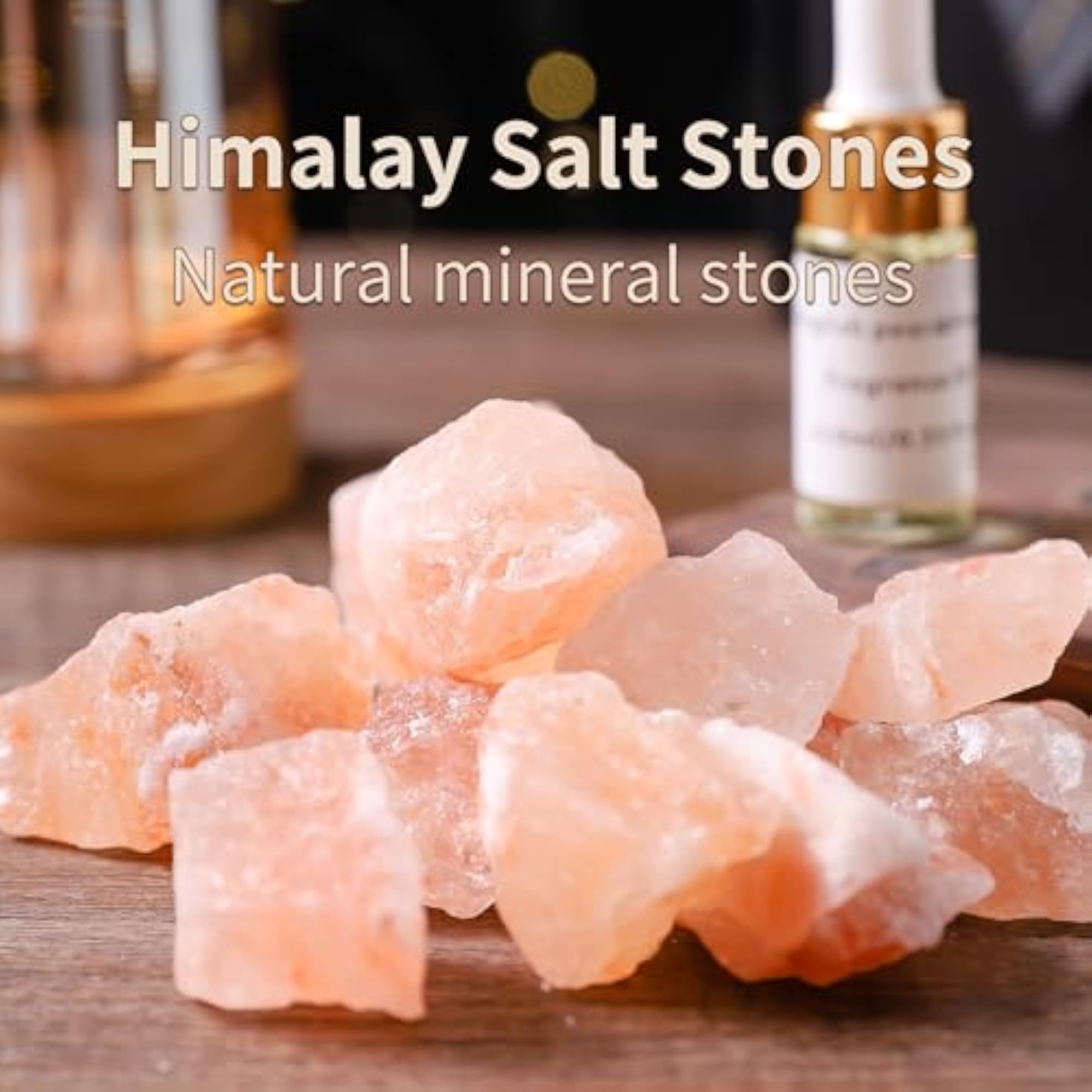 Himalayan Salt Stone Lavender Essential Oil Diffuser Gift Set