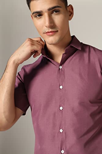 Image of Leriya Fashion Men's Rayon Shirt - Summer Button Down Shirts | Half Sleeve Printed |Formal |Casual Stylish (Available in Plus Size)