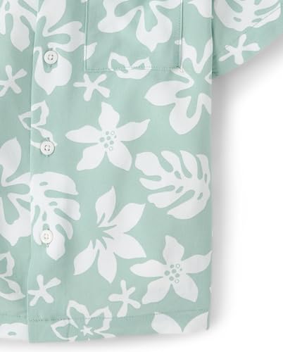 Image of The Children's Place boys Short Sleeve Button Up Shirt