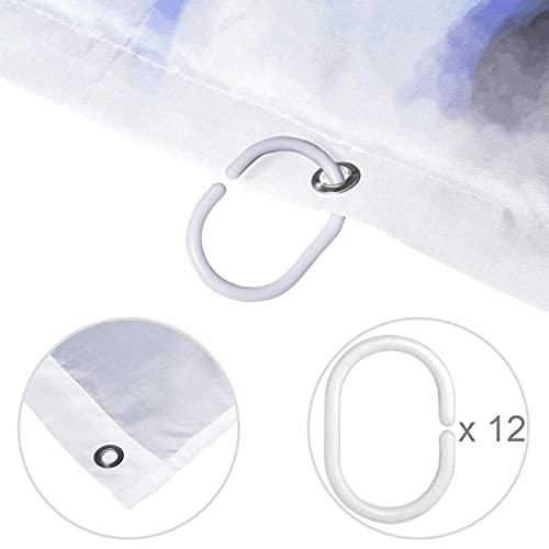 Rideau de douche de qualité supérieure motif chat hipster lavable
