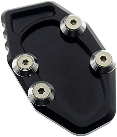 FXCNC Racing Aluminum CNC Motorcycle Side Stand Plate Kickstand Extension Pad Compatible with Yamaha YZF R25 R3 MT-03 MT25 2014 2015 2016