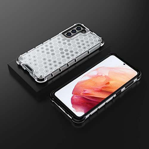 Image of Prime Retail Hard PC Back Case Cover for Samsung Galaxy S21 Plus Anti Slip Ultra Thin Shockproof Reinforced Corners (Transparent)