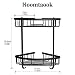 Hoomtaook Estanteria Baño sin Taladro Negro Para Esquinas Ducha Aluminio Aeronáutico Estanteria...