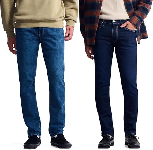 Ride Men's Regular Rise Slim Leg Jeans, 34x32