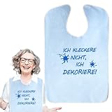 Generisch Lätzchen für Erwachsene, Xerteam Essenslatz für Erwachsene, Wiederverwendbare ältere Lätzchen, Erwachsene Lustige Lätzchen, Wasserdichte Lätzchen für ältere Frauen und Männer, 27,56