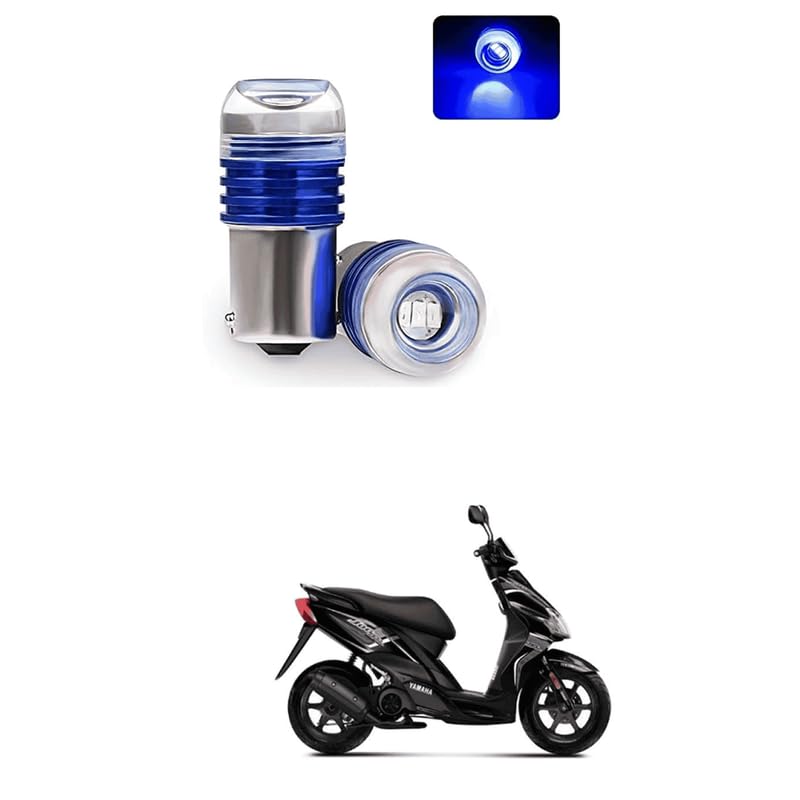 LOVMOTO Universal Brake Light, Reversing Light, Tail Light, Parking Light, Indicator Light, Side Marker Back Light Indicator Bulb For Bike (BLUEPack of 2) Comfortable With Jo-gr