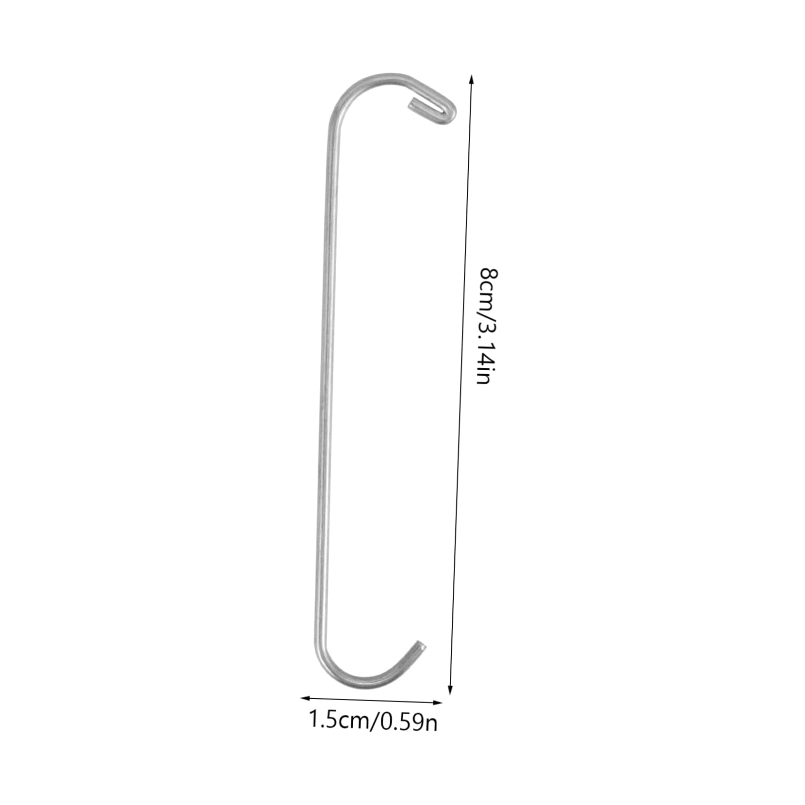 balacoo 20pcs Chain Hook Cycling Equipment Bike Removal Hooks Stainless Steel Chain Repair Tools Bicycle Chain Fix Tools Chain Kit Bicycle Chain Accessory Silver