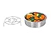 HapWay Stainless Steel Steamer Basket with Steam Rack trivet Compatible 5,6,8 qt Electric Pressure Cooker
