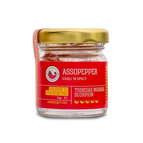 PEPERONCINO TRINIDAD MORUGA SCORPION 12g IN POLVERE SUPERHOT 2.000.000 SHU