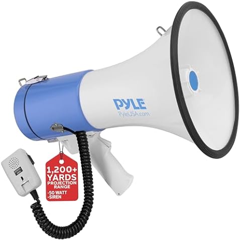 PYLE-PRO Portable Megaphone Speaker PA Bullhorn Cover