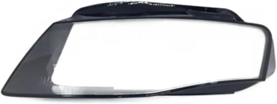 Car Headlamp Clear Lens Compatible With For A4 B8 2009 2010 2011 2012 Front Headlamp Shell Headlamp Cover Headlight Shell Transparent Lampshade LensLeft