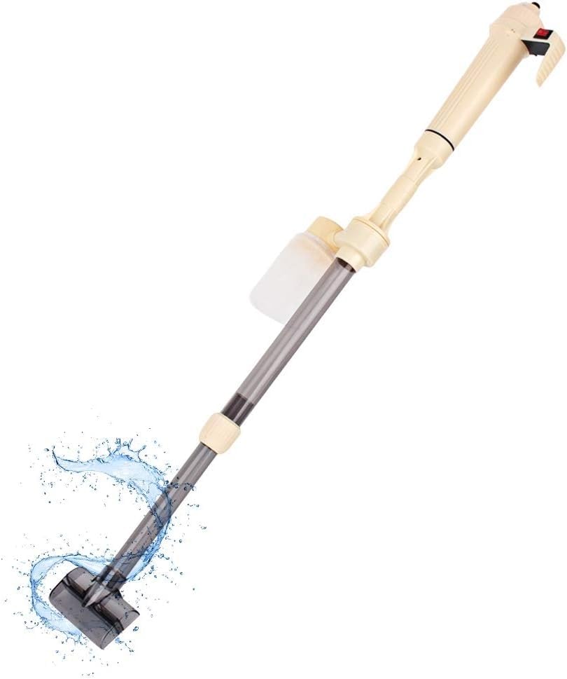 Limpiador eléctrico de grava para acuarios, cambio automático de agua, eliminación de suciedad, lavado de arena, circulación de agua y ducha