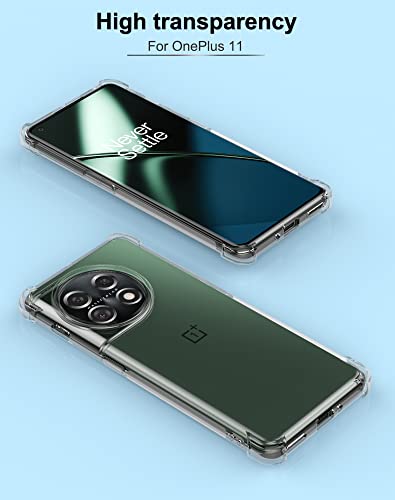 Image of for Back Case Cover Bumper Flexible Silicone Transparent Back Cover for OnePlus 11R - Transparent