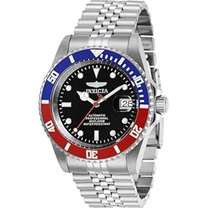 Invicta Men’s Pro Diver Automatic Watch with Stainless Steel Band, Silver (Model: 29176)