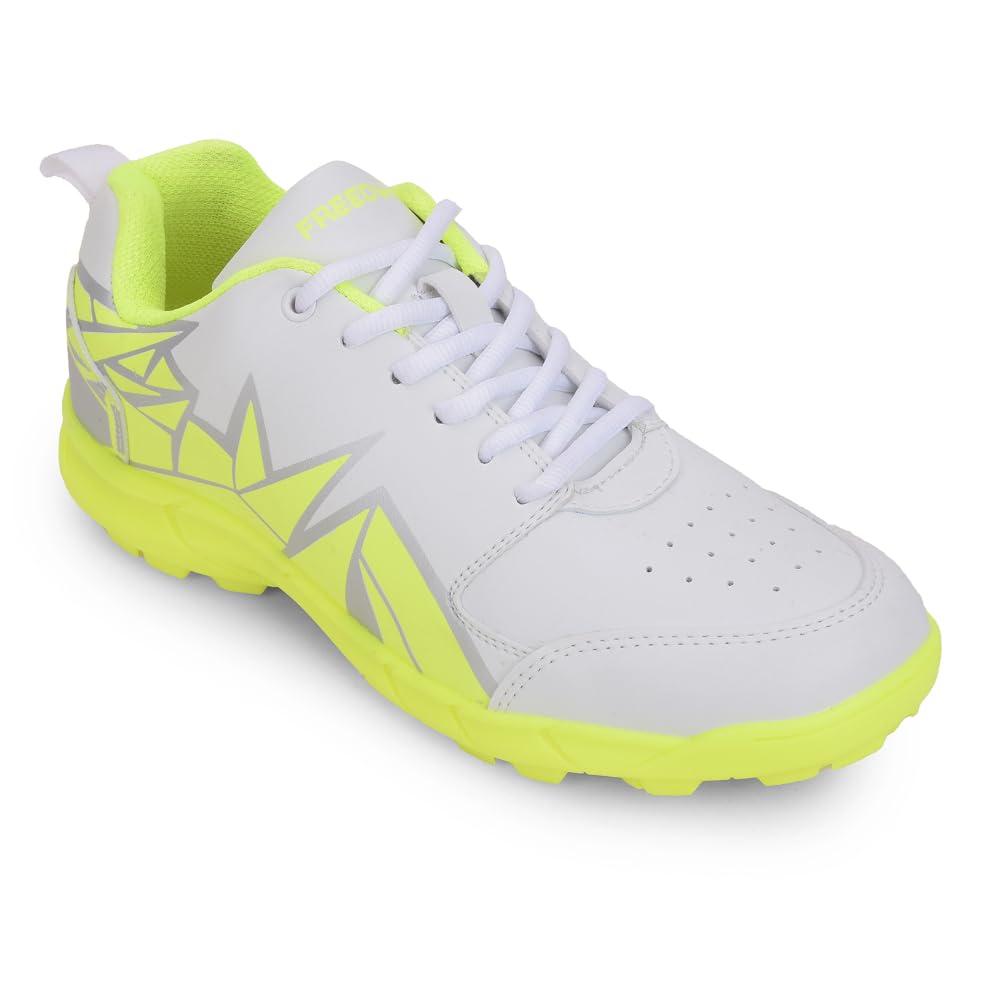 Liberty Freedom Googly Sports Lacing Cricket Shoes for Men | Navy Blue & Parrot Green - Lightweight & Comfortable | Suitable for Table Tennis, Volleyball, Squash and All Indoor Court-image-46