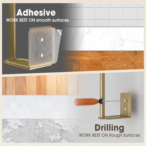 image for Durmmur 2 Pack Hat Racks for Baseball Caps, Stainless Steel Hat Organi