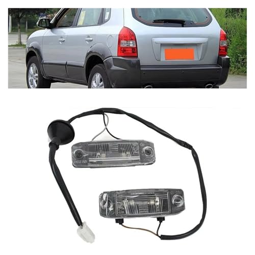 Luz de matrícula para coche Tucson evite fallos de ITV con este montaje trasero 92501-2E000 6