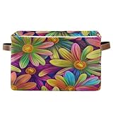 Économisez de l'espace. Les paniers en tissu mesurent 36,1 x 25,9 x 21,1 cm. pour recevoir des jouets, des vêtements, des couches, du linge et d'autres articles de votre usage quotidien.