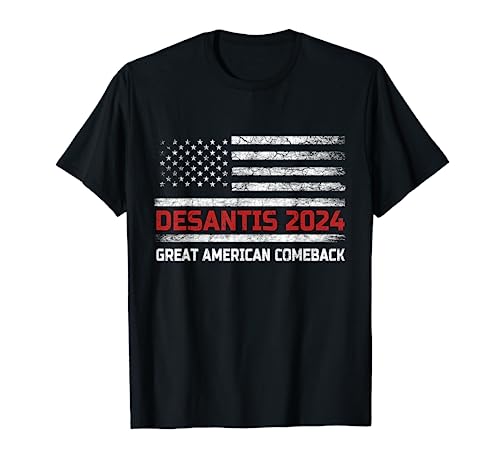 Ron Desantis 2024 Große amerikanische Comeback-Präsidentswahl T-Shirt